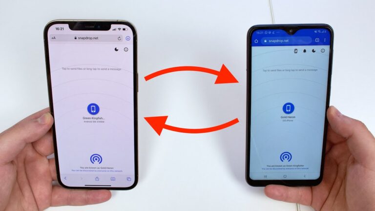 How do I share between iPhone and Android?