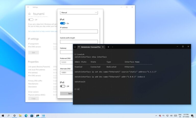 How do I use DNS on my laptop?