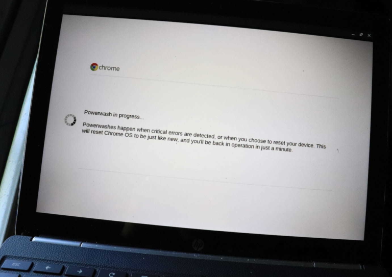 How often should you power wash your Chromebook?