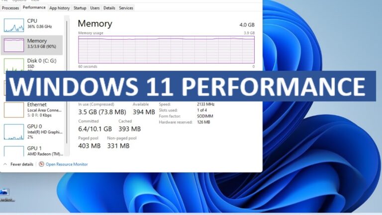 Reichen 4 GB RAM für Windows 11 aus?