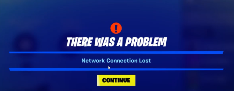 What does Network Connection lost mean?