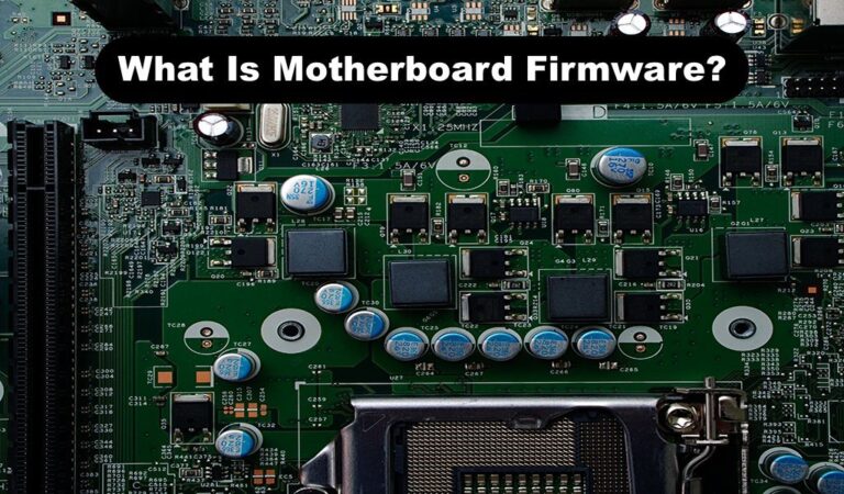 What firmware is on a motherboard?