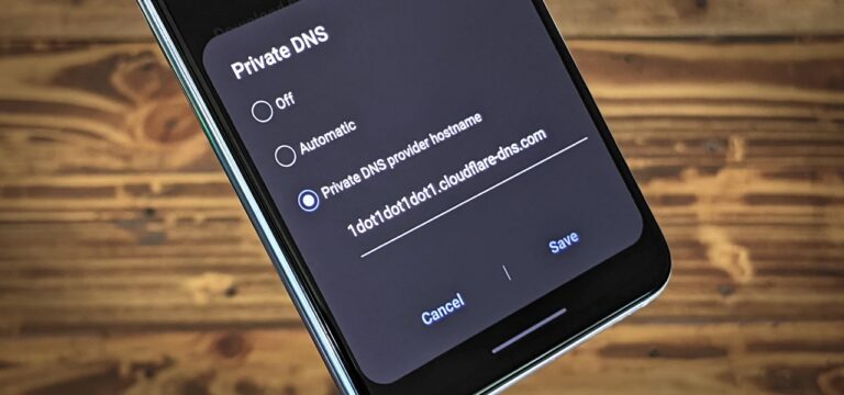 What is private DNS on my mobile phone?