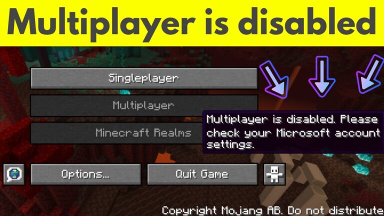 Why is Multiplayer not working on Minecraft switch?