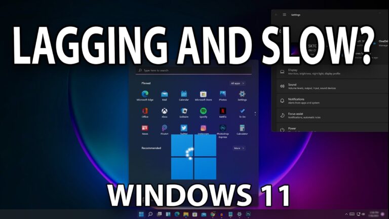 Why is my Windows 11 so laggy?