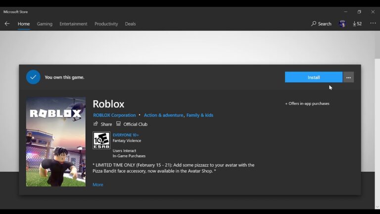 Why is Roblox Microsoft not working?