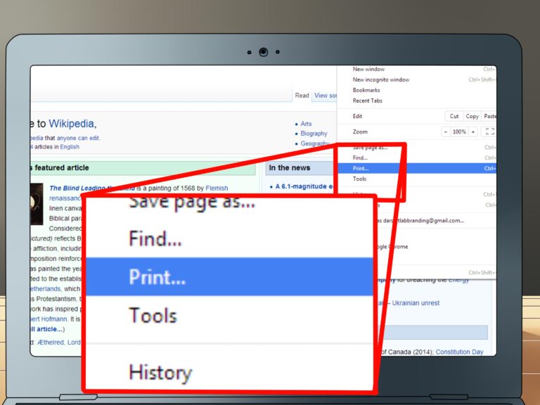 Wie druckt man mit einem Chromebook?