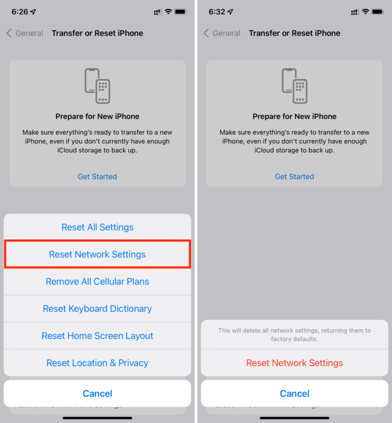 Will I lose everything if I reset network settings?