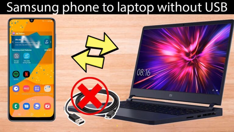 Comment connecter mon téléphone Samsung à mon ordinateur portable ?