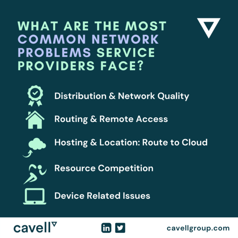 What are the common network issues?
