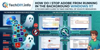How do I stop Adobe from running in the background Windows