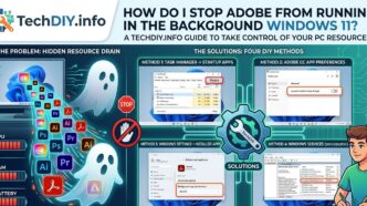 How do I stop Adobe from running in the background Windows