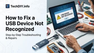 How to Fix a USB Device Not Recognized