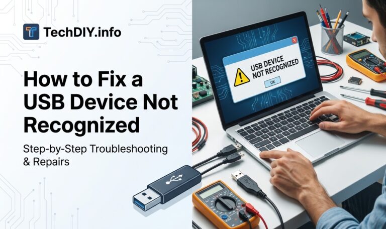 How to Fix a USB Device Not Recognized