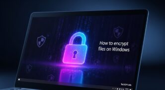How to encrypt files on Windows