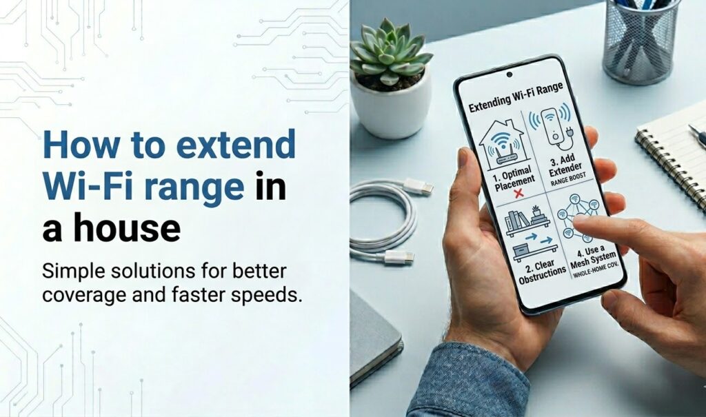 How to extend Wi-Fi range in a house