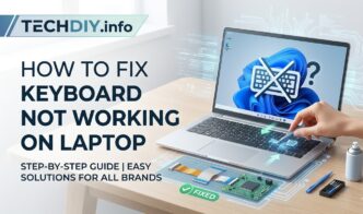 How to fix keyboard not working on laptop