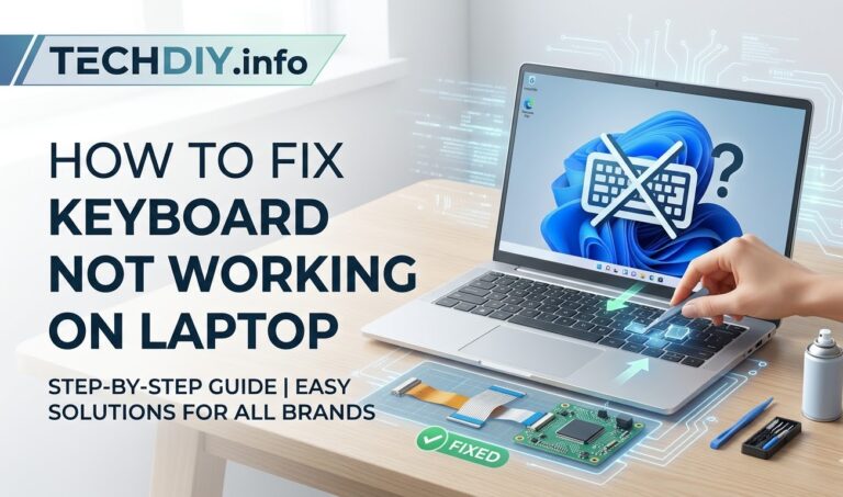 How to fix keyboard not working on laptop