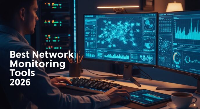 Visual Network Monitoring Best Network Monitoring Tools 2026 (Free & Paid Reviewed) | TechDiy.info