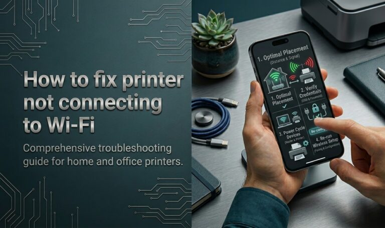 Printer Not Connecting to Wi-Fi? 9 Fixes That Actually Work