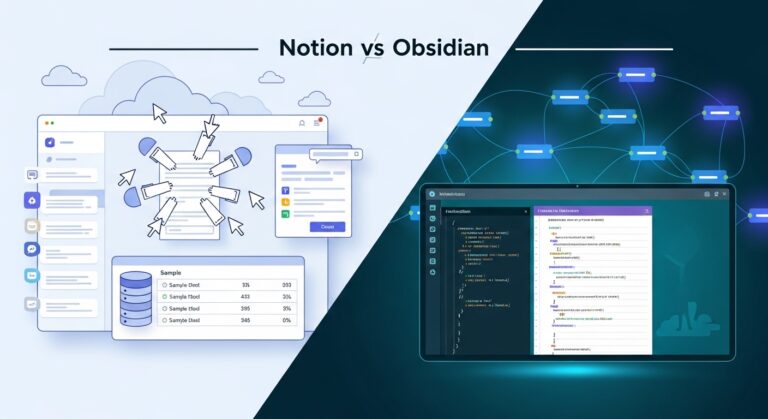 Notion vs Obsidian – Which Note-Taking App Is Best for 2026?