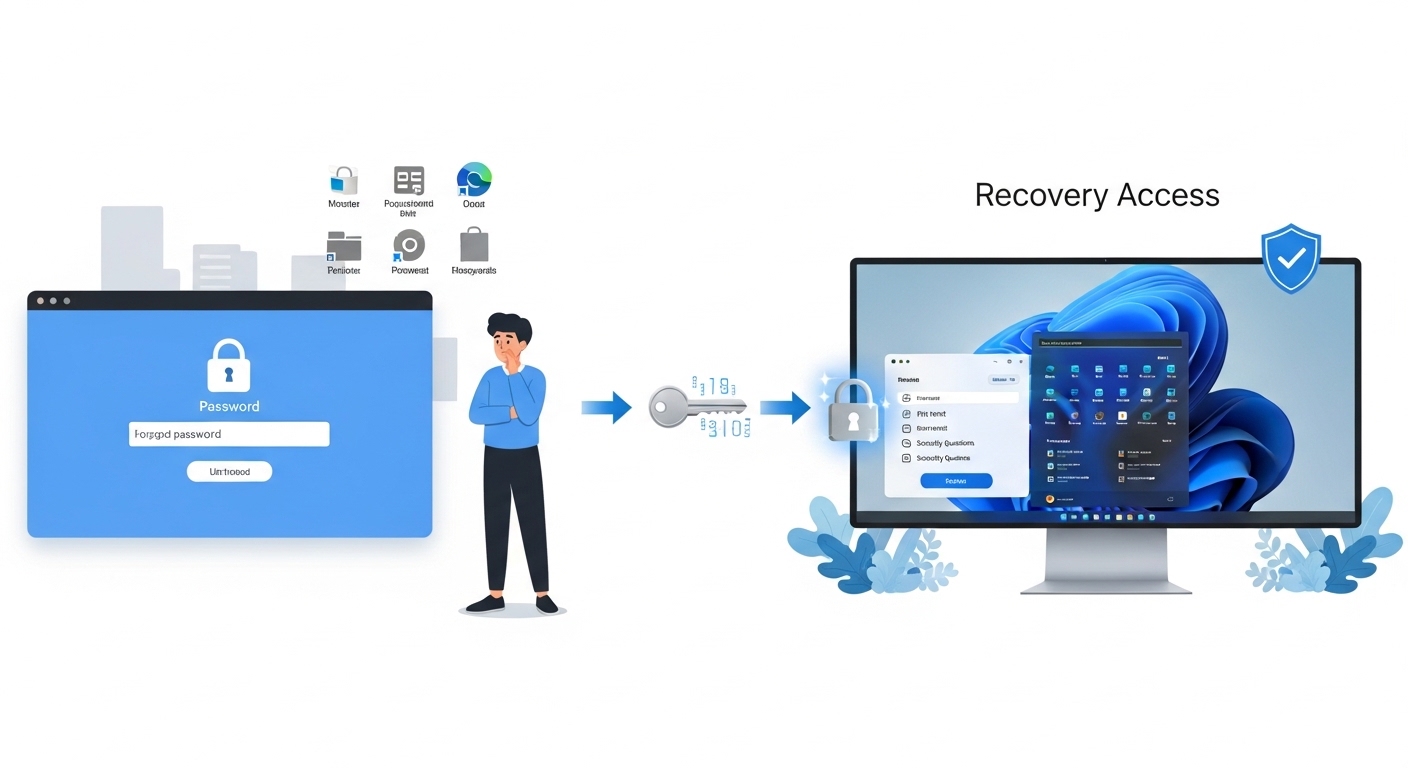 Reset forgotten Windows password