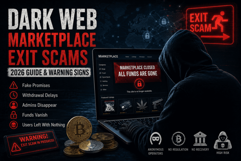 Dark Web Marketplace Exit Scams: 2026 Guide & Warning Signs