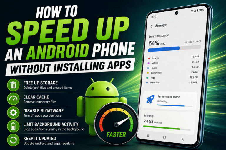 How to Speed Up an Android Phone Without Installing Apps (2026)